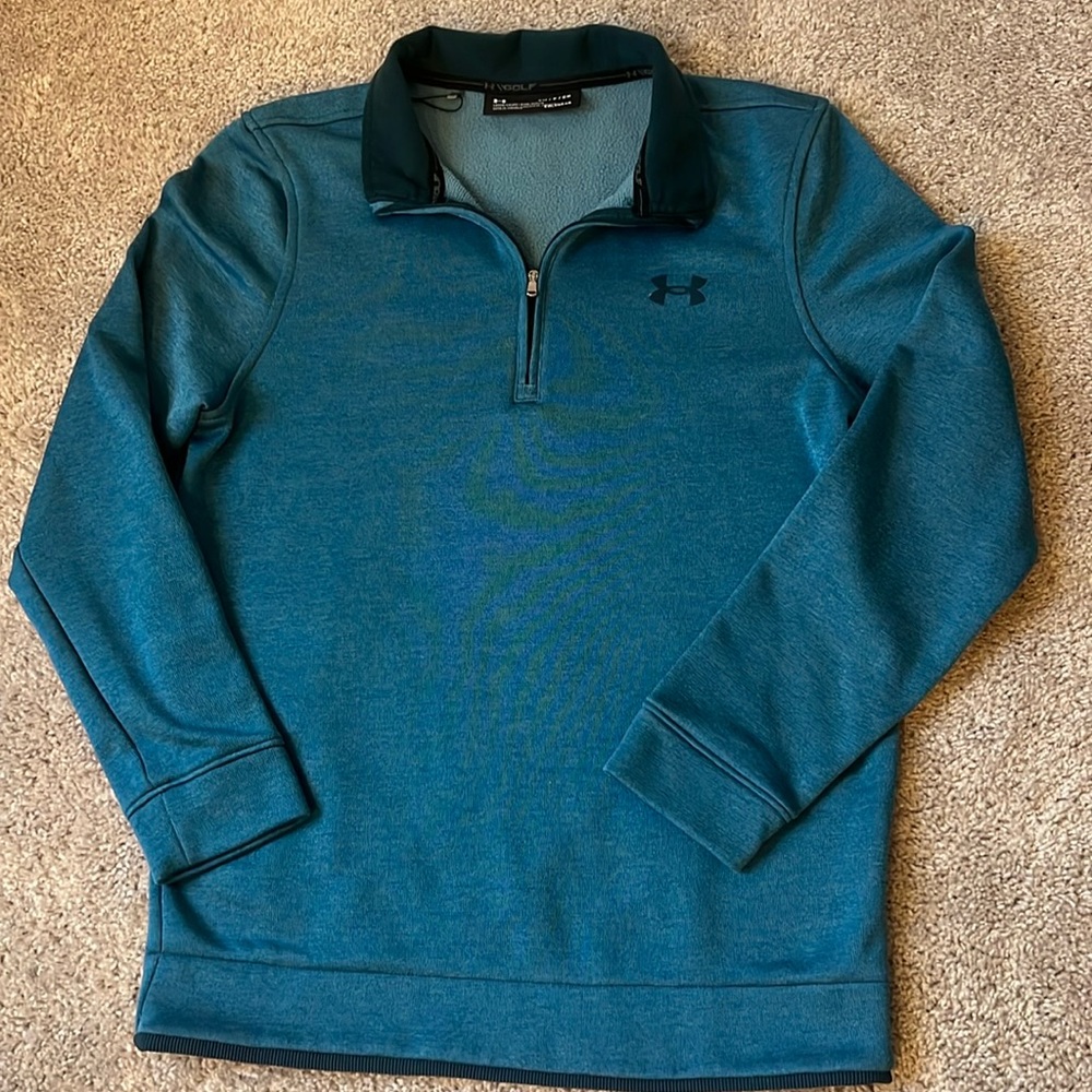 Men’s Under Armour quarter zip, cold gear, size small